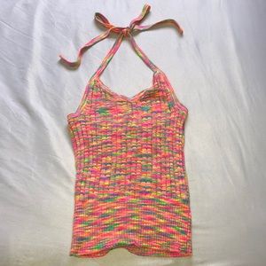 Colorful Halter Top